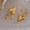 Trendy Heart Earrings: Stylish European & American-Inspired Fashion Jewelry