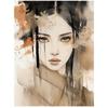 Face of a Beautiful Japanese Woman Face of a Beautiful Japanese Woman, 70X100 Cm, Unframed, Matte Paper 230 Gsm
