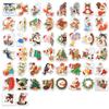 50 Sheets Cute Christmas Stickers for DIY Notebook Decoration - Children's Waterproof Stationery