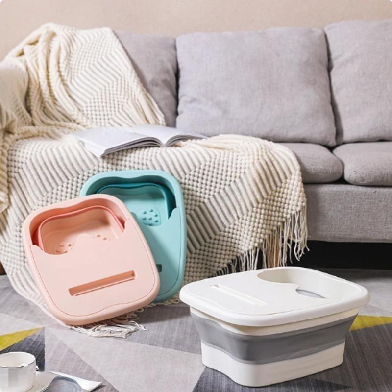 Горячая Складная Массажная Ванночка для Ног Ведро для Замачивания Складной Таз Спа Ведро для Ножной Ванны Бытовая Сауна Ванна для Педикюра