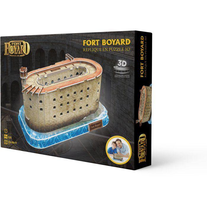 Puzzle 3D - MEGABLEU - Fort Boyard - 125 pièces - Dès 7 ans