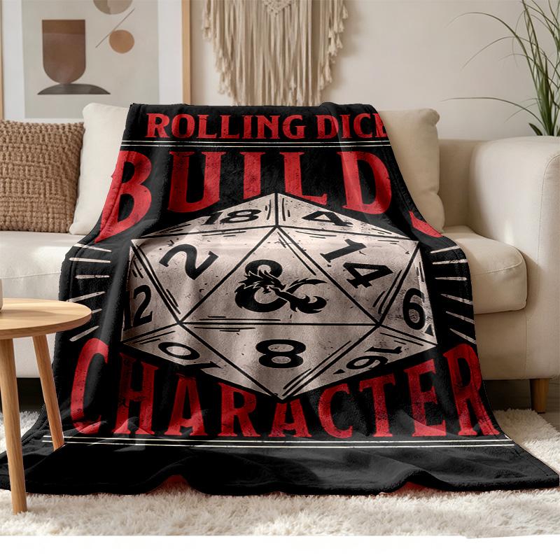 DungeonsDragons Soft and comfortable flannel Suitable for sofas living rooms outdoor camping travel and also makes a great anniversary gift