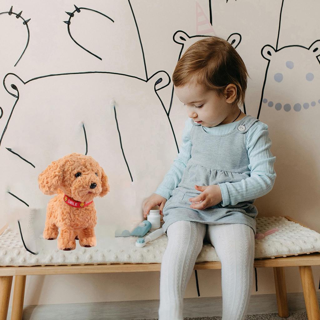 Имитирующая электрическая игрушка собака, которая лает во время ходьбы (Немаркированный)