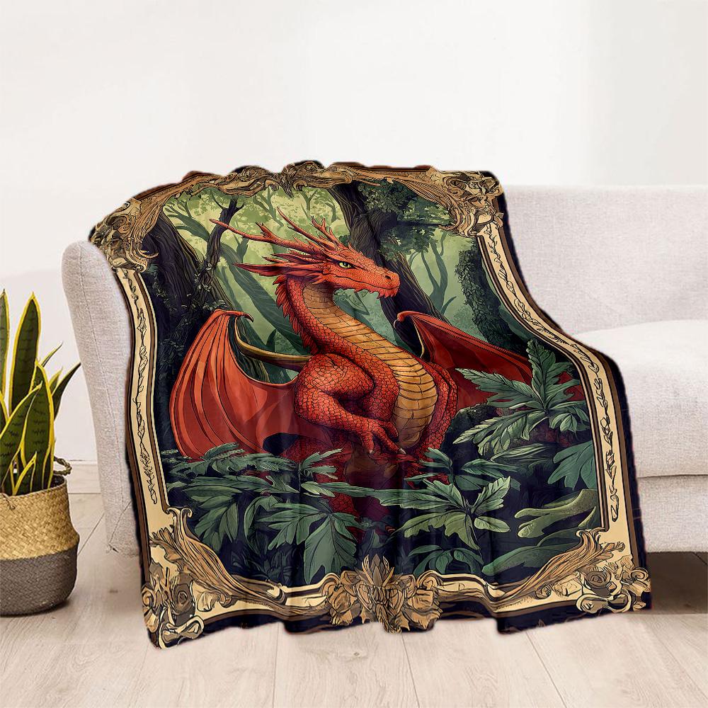 Dungeons & Dragons Blanket Ultra-Soft Great for Office Chair Couch Picnics Four Seasons Universal Modern Style Perfect Gift for Relatives and Friends