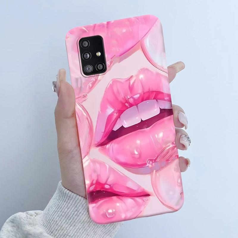 Чехол для телефона Samsung Galaxy A51 A71 5G Девочка с бабочкой Мягкий силикон ТПУ Задняя крышка SM-A516B A516N A516V A716V A716U Чехлы