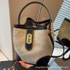 Retro Handbag Bag Women 2025 New High-end Niche Design Fashionable Versatile Single Shoulder Crossbody Bucket Bag