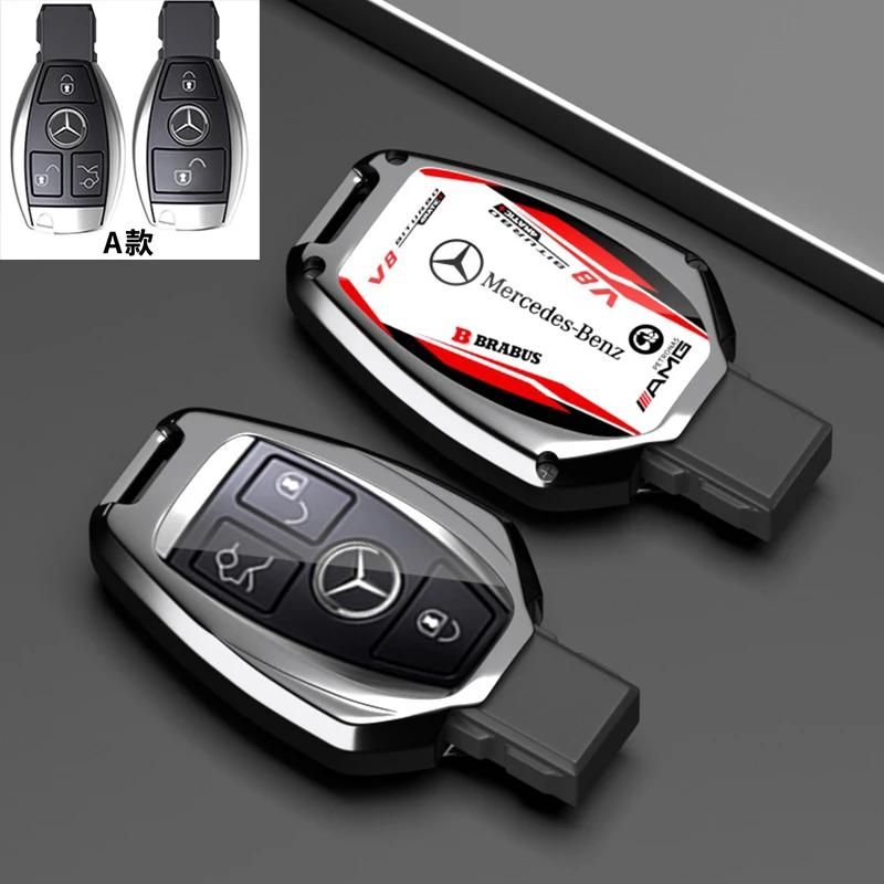 Для Mercedes Benz C E S Класса GLC W206 W223 W214 E300 C260 C300 S450 S500 S400 Чехол-брелок для ключа автомобиля Держатель Брелок