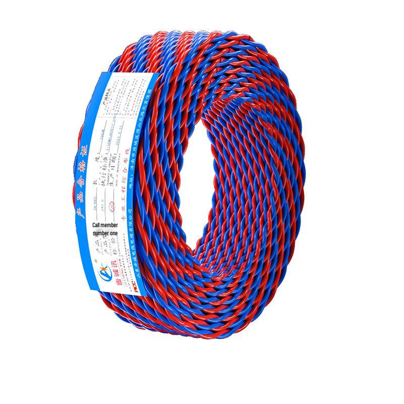 Low Smoke Halogen-Free Fire-Resistant Flexible Copper Twisted Pair Wire for Household Lighting