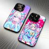 K-A-Angel Аниме N-Нуждающаяся Девочка Чехол для Телефона Для iPhone 16 17 15 14 12 13 Pro Max Черный Конфетный Матовый Ударопрочный Чехол
