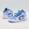 FZ2142-114 Nike Air Jordan 1 Mid Белый Легендарный Синий (Мужской)