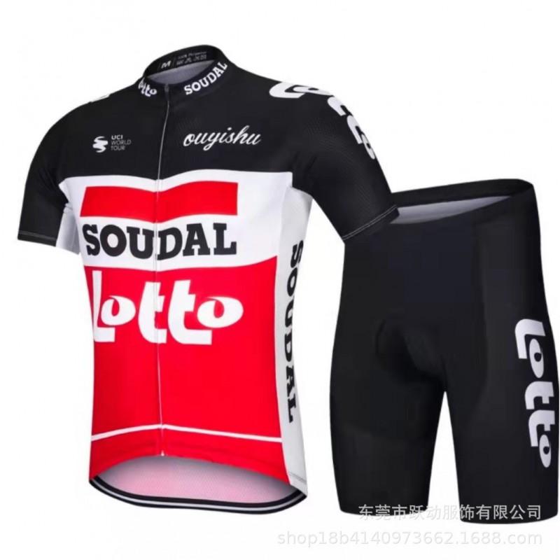 Men Women Cycling Jersey Set Short Sleeve Quick Dry Breathable Bike Riding Outfit Sports Apparel