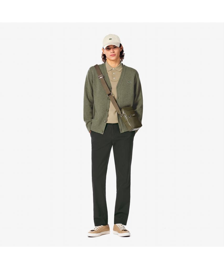 Lacoste Men'S V-Neck Wool Cardigan Ah660E-55N E9F