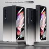 Складной чехол для телефона с точным вырезом для Samsung Galaxy Z Fold 3 4 Fold4 5g Fold3 Fold2 Fold 2 со стеклянной пленкой Temprepred