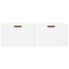 Wall Mounted Cabinet White 100 x 36.5 x 35 cm Particleboard
