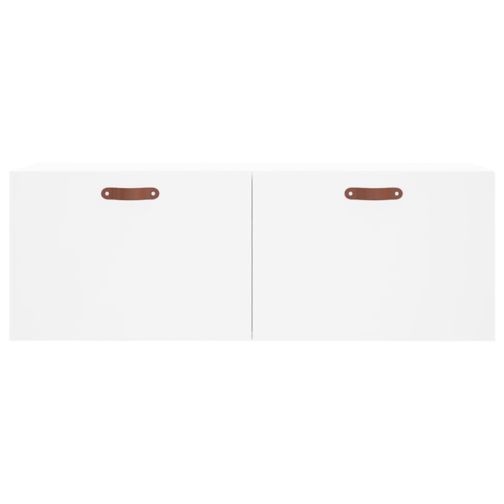 Wall Mounted Cabinet White 100 x 36.5 x 35 cm Particleboard