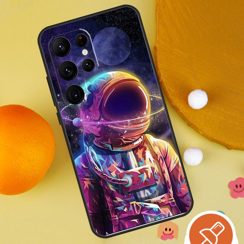 Космическая Луна Астронавт Чехол Для Samsung Galaxy S22 S23 Ultra S20 FE S21 FE Note 10 20 Ultra S8 S9 S10 Plus Чехол