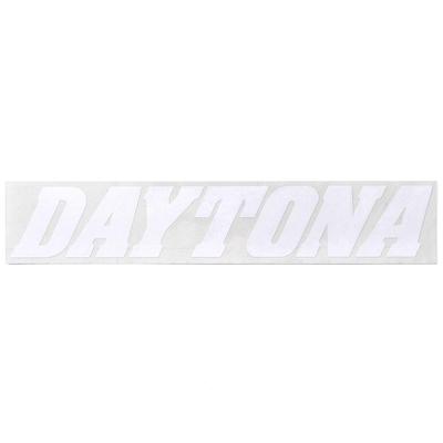 Наклейка на мотоцикл Daytona 21197 Логотип бренда DAYTONA Без букв 6,1 x 1,2 дюйма (155 x 30 мм), белый
