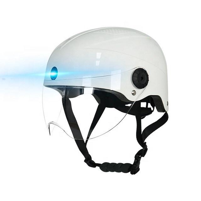 Sport Open Face Smart Helmet with Voice Function Camera Breathable Design & Protective Features for Motorcycle Use
