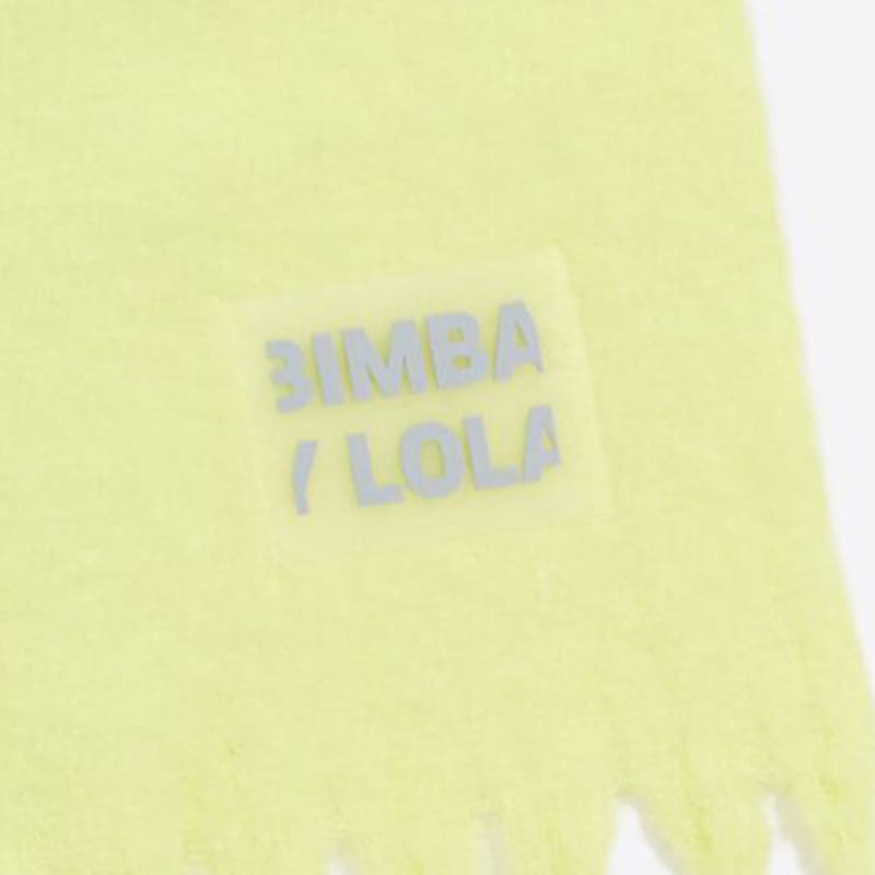 BIMBA Y LOLA [23FW] BIMBA Y LOLA Lime Brushed Muffler B236AII025YEF