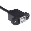 USB 2.0 Тип B Мужской и Тип B Женский Удлинительный кабель принтера с креплением на панели