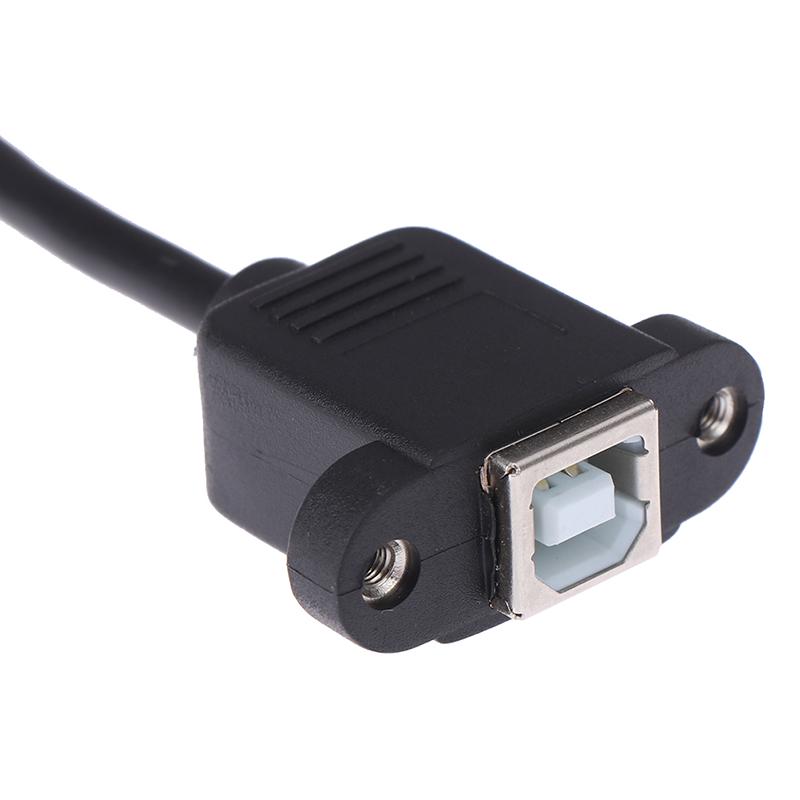 USB 2.0 Тип B Мужской и Тип B Женский Удлинительный кабель принтера с креплением на панели