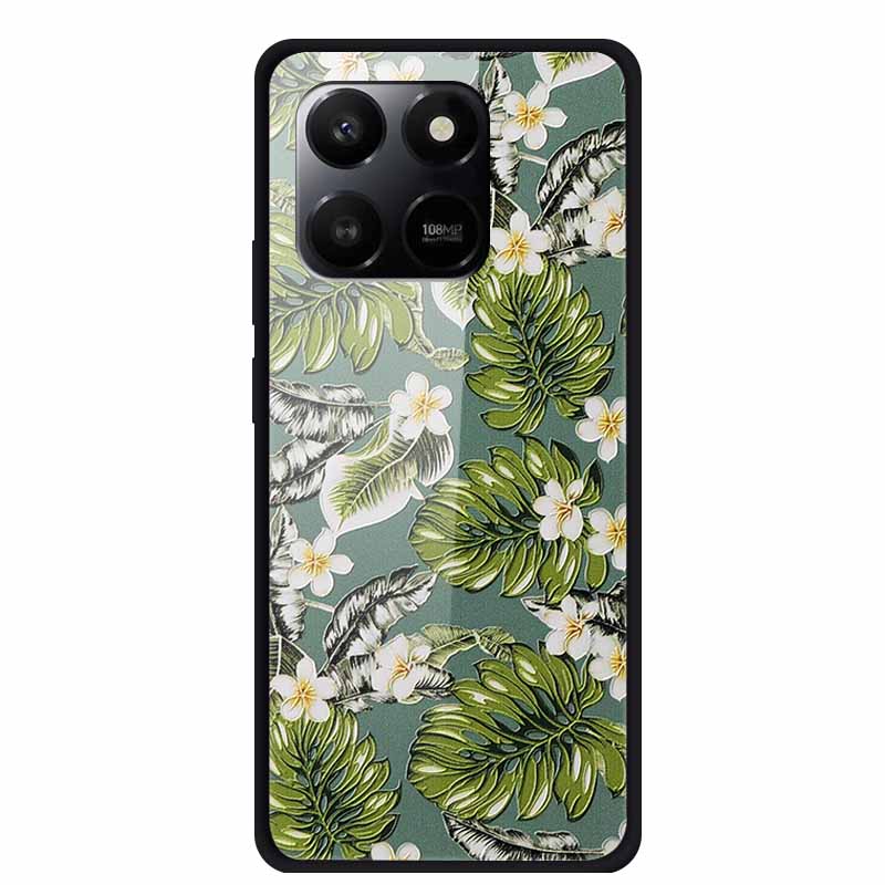 Стеклянная задняя крышка для Honor X7d 2025 Чехол X 7 D Coque Жесткий чехол из закаленного стекла для Honor 400 Smart Play 10T 5G Чехол Funda Para