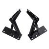 2pcs Professional Spring Hinges Sofa Bed Spring Hinge Instrument 80 Degree Folding Cabinet Door Lift Up Top Home Tool