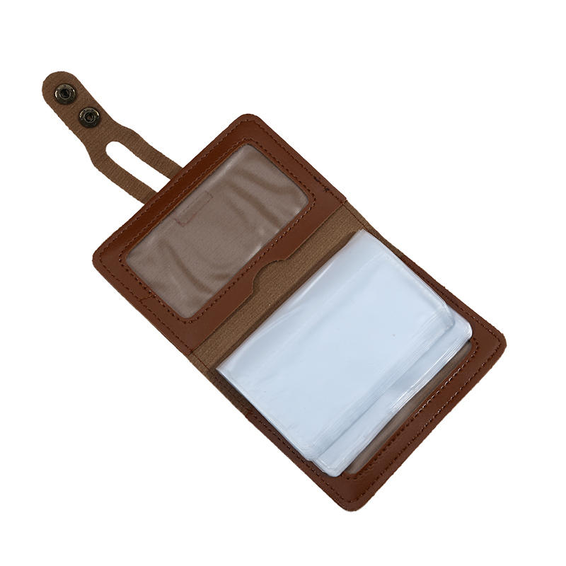 Мужская сумка для карт из искусственной кожи с большой емкостью, винтажная застежка, противоугонный чехол для кредитных карт, прозрачный бумажник для визиток