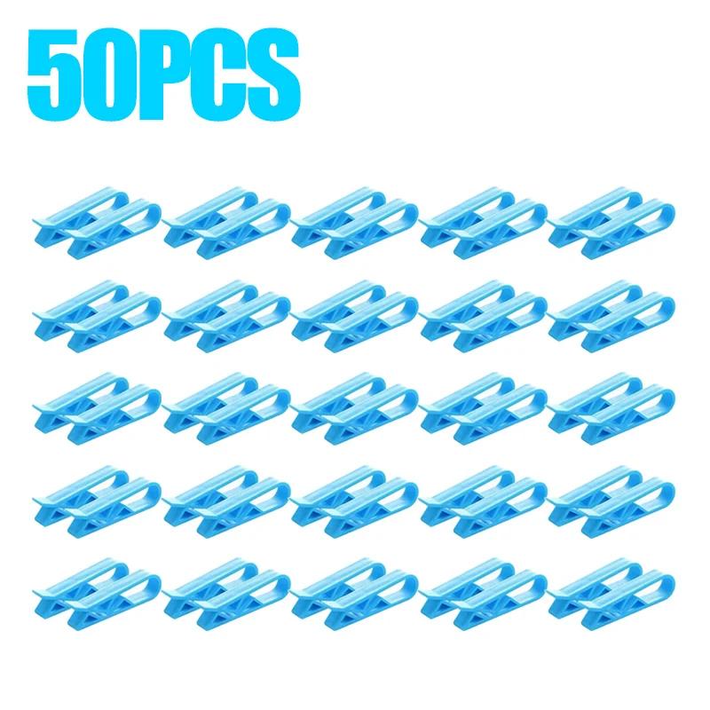 50/2 шт. мусорное ведро с фиксированным зажимом кухонные пакеты для закусок уплотнительный зажим мусорный мешок зажимы противоскользящий держатель бытовые инструменты для хранения