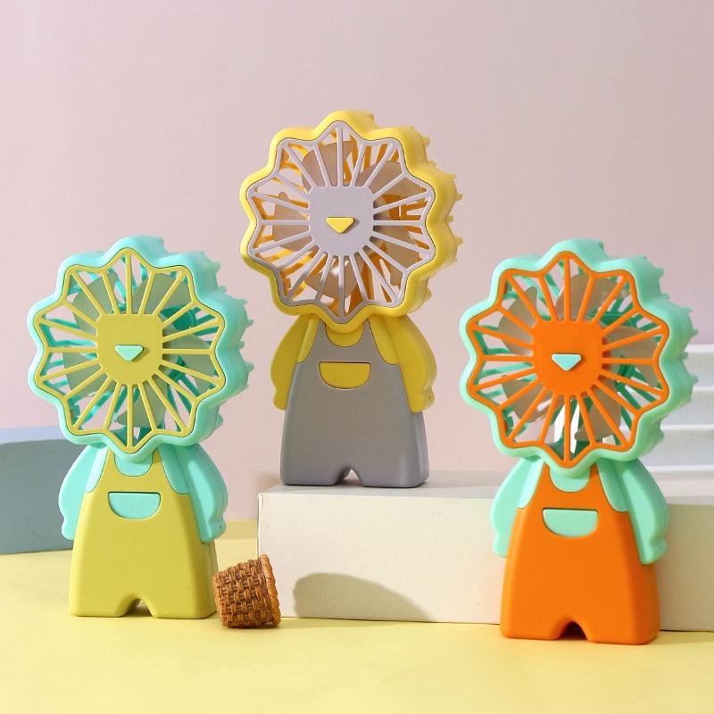 Портативный USB-перезаряжаемый мини-вентилятор-улитка для детей и студентов