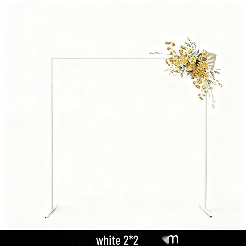 Popular 7.2ft Gold Wrought Iron Archway for Balloons, Photography, or Outdoor Wedding Aisles