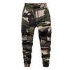 Мужские молодежные модные брюки-карго камуфляжной расцветки с эластичной талией и множеством карманов