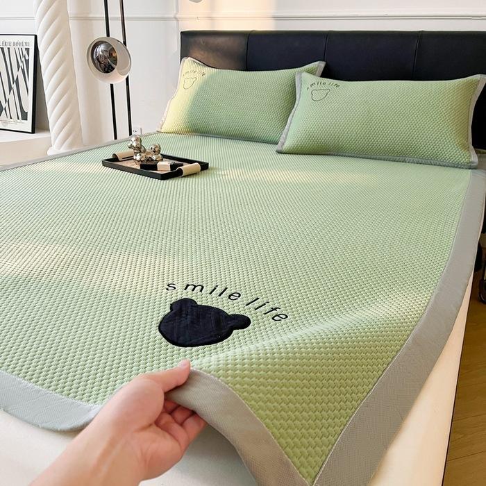 А класс Ice Silk Cooler 3 шт. Летний кондиционер мягкий коврик машинная стирка моющееся покрывало для кровати