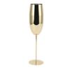 Metal Wine Goblet Stainless Steel Elegant High Hardness Widely Used Metal Wine Glass for Party