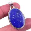 Натуральный драгоценный камень лазурит 925 пробы стерлинговое серебро подарок кулон 1,50" m4p21