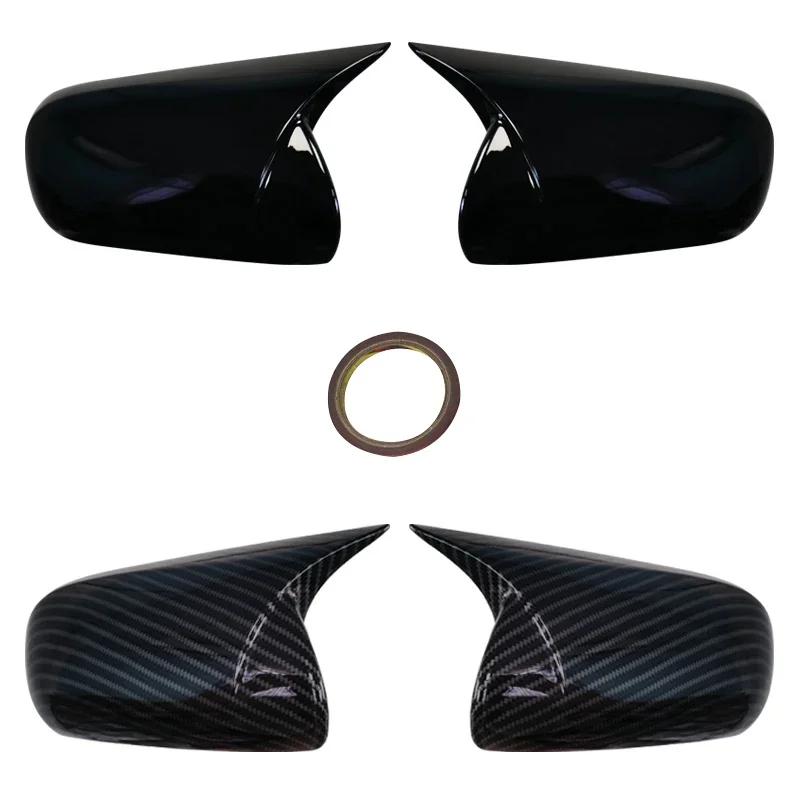Крышка бокового зеркала заднего вида для Toyota Mark X Reiz 2005-2007, крышка крыла автомобиля, внешняя отделка корпуса двери заднего вида под карбоновое волокно