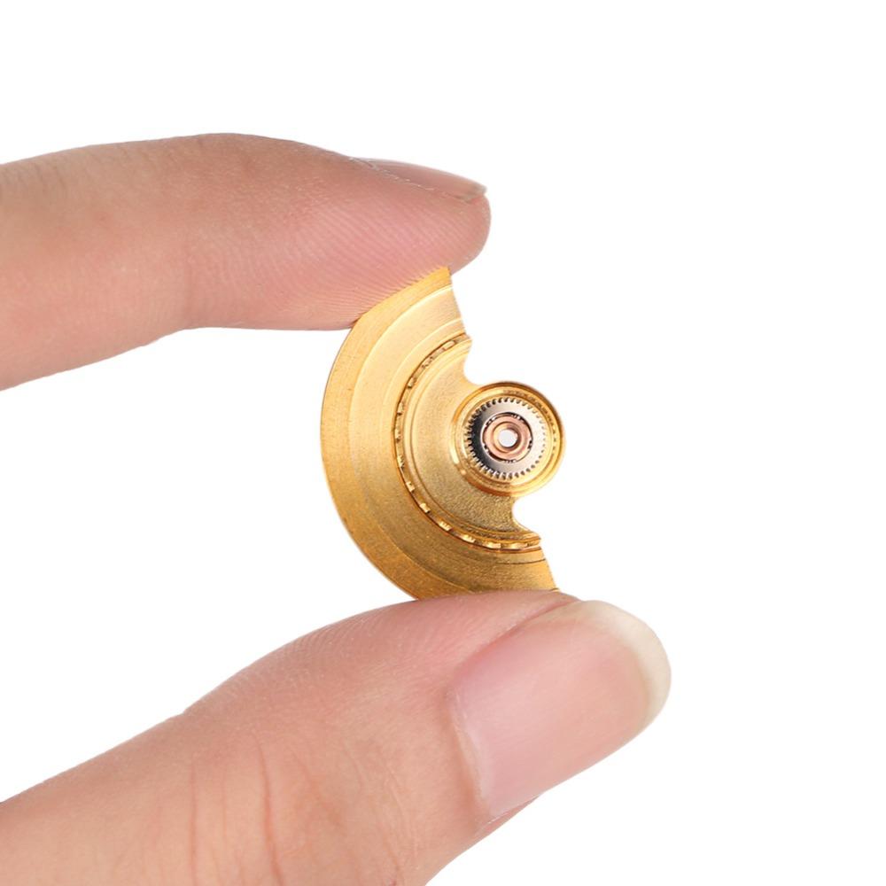 Gold Stainless Steel Oscillating Weight Automatic Hammer Mechanical Movement Watch Repair