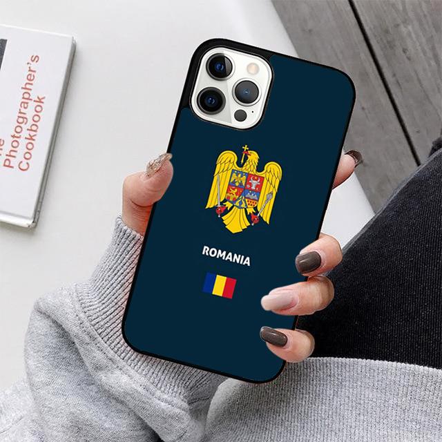 Чехол для телефона с флагом Румынии для iPhone 17 Air 16 15 14 13 12 11 Pro Max Plus Max Cover Shell coque
