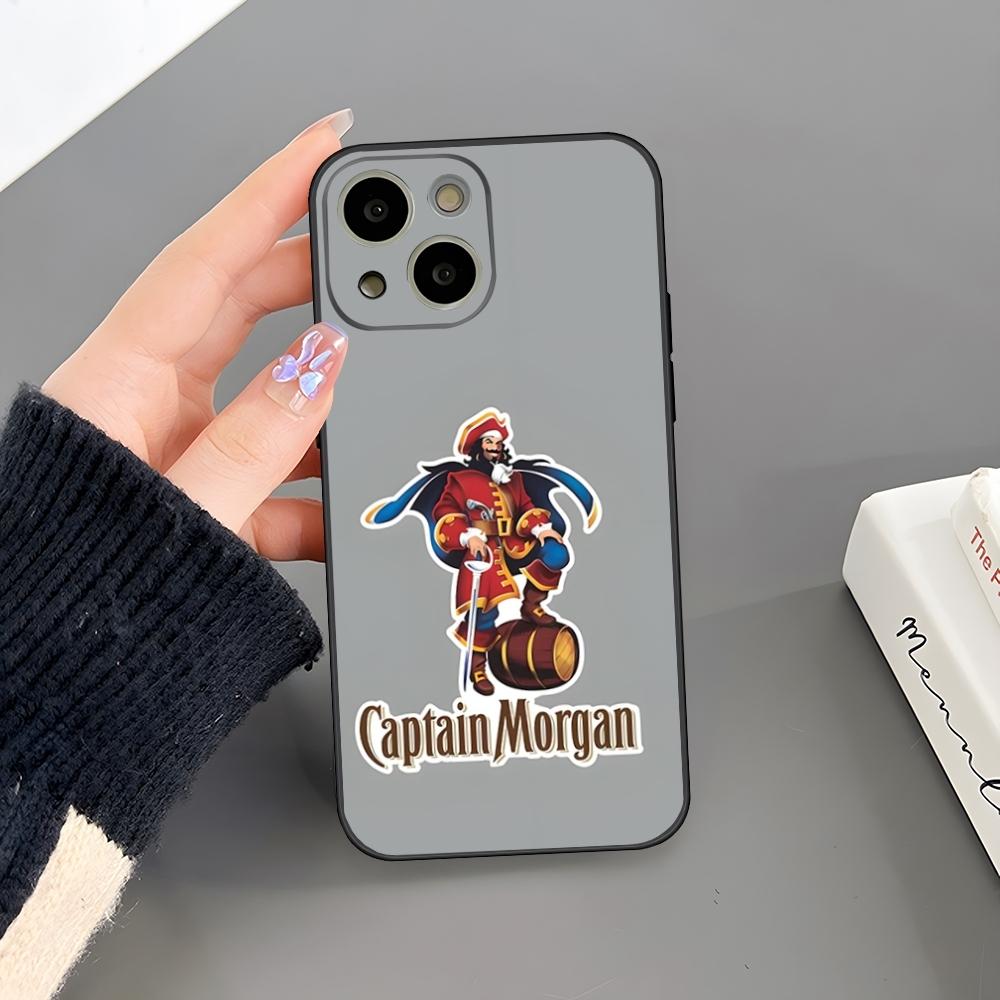 Роскошный чехол для телефона C_Captain Morgan с ромом Для iPhone 17 Air 15 Pro Max 14 Pro 16 Plus 12 13 11 Xr X Xs 8 7 Plus Задняя крышка