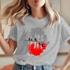Friends Upside Down World Theme Tshirt  Fun Unisex Pure Cotton Tshirt Printed for Womens Daily Wear Shortsleeved