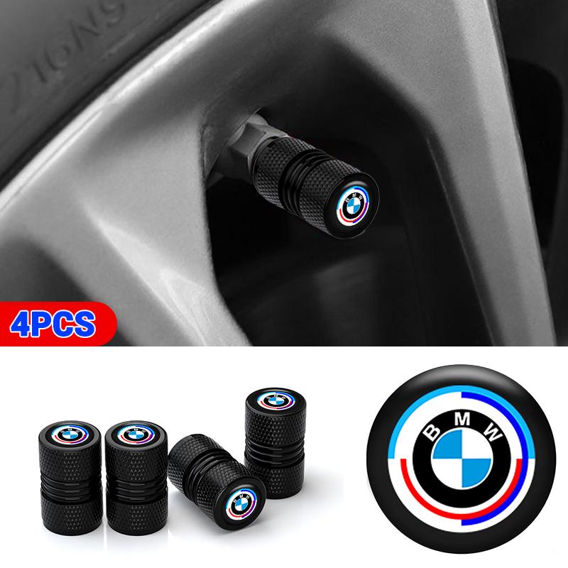 pgncs2 4PCS Car Wheel Tire Valve Cap Protect Cover For BMW 50th Anniversary 1 3 5 7 series E83 F16 E70 Styling Accessories