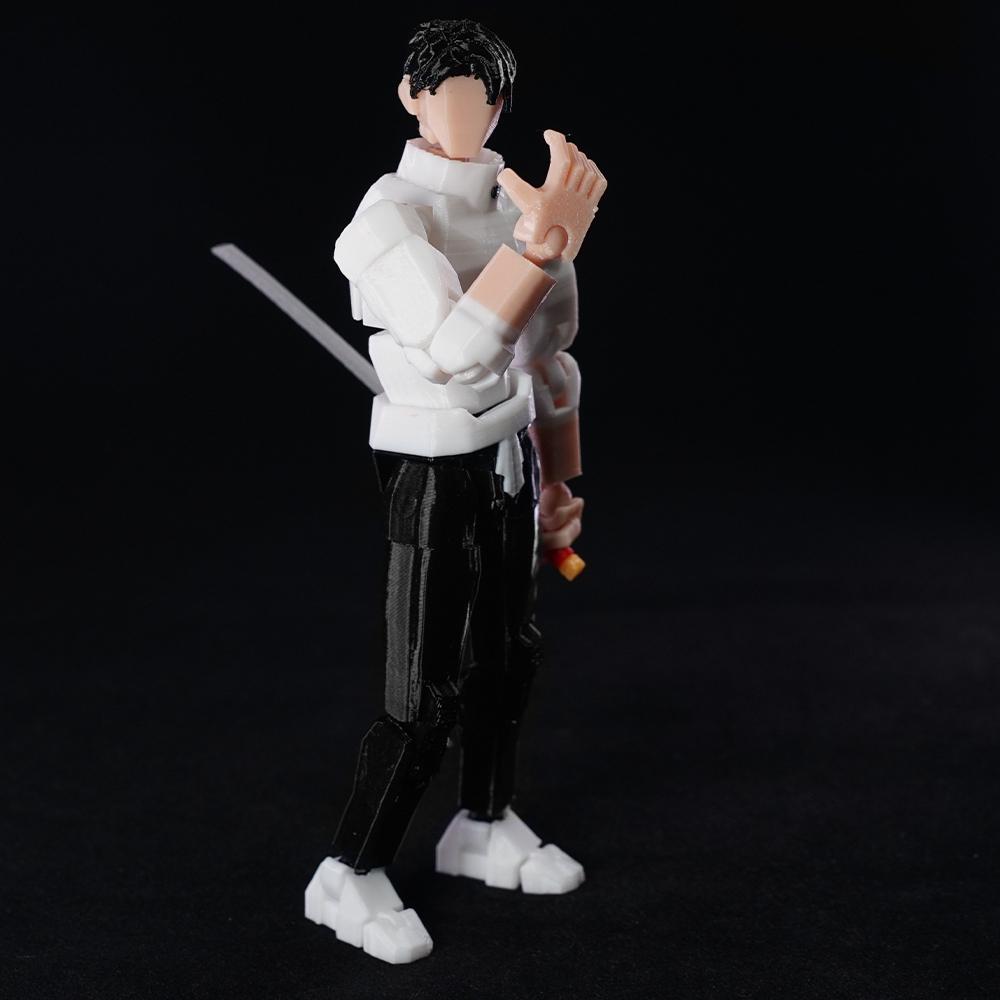 3D Печатные Jujutsu Kaisen Рёмен Сукуна Аниме Многосуставные Трансформирующиеся Игрушки Фигурки Действия Макет Манекен Украшения Подарки