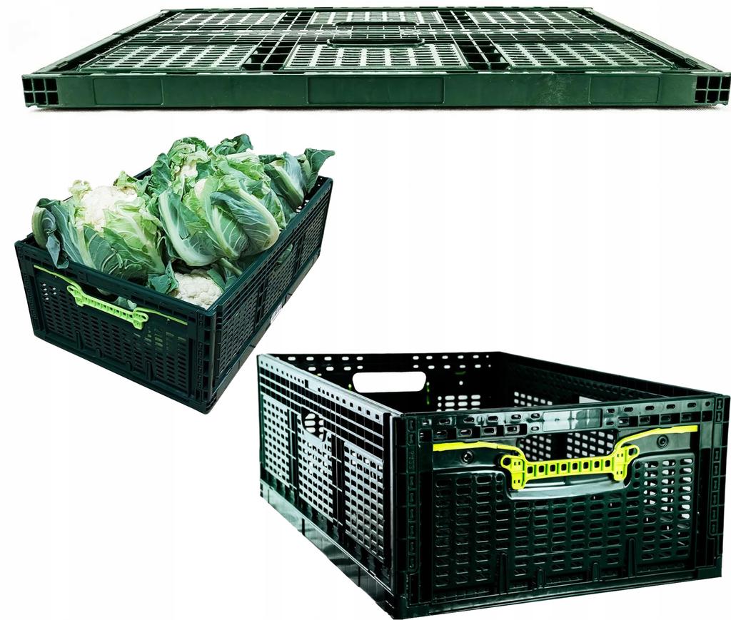 Folding Box 600X400X219Mm Dark Green