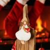 Kindergarten Christmas Activity Decor 16/24/32Pcs Wooden Ornaments, Flying Angels Decorations, Santa Claus Indoor Xmas Tree Hanging Pieces Ornaments