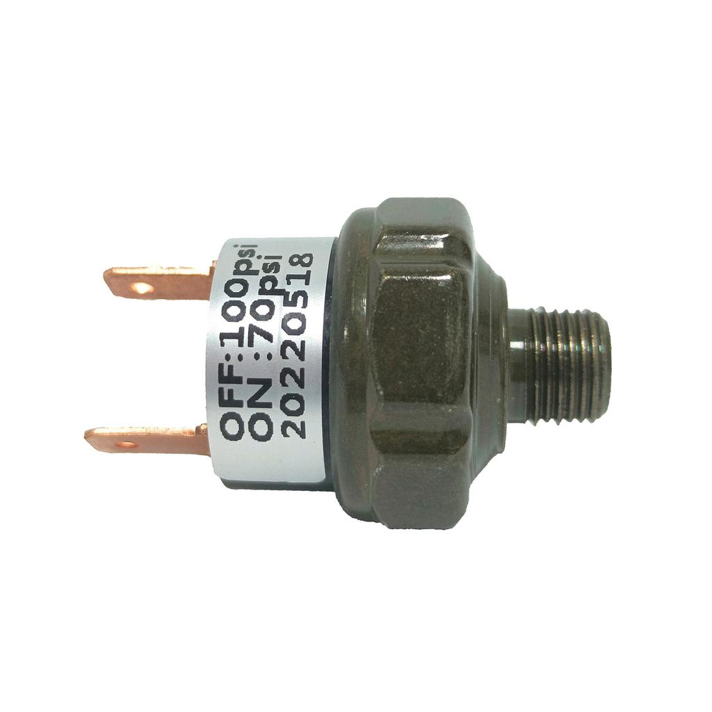 Реле давления воздуха, тип крепления на баке 1/4 дюйма NPT 145-175 фунтов на квадратный дюйм/1/8 дюйма NPT 70-100 фунтов на квадратный дюйм 12/24 В для поезда/воздуха