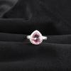 Natural Morganite Gemstone 925 Sterling Silver Handcrafted Jewelry Partywear Pear Shape Ring For Women RR-77-10