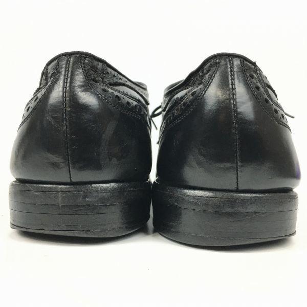 Allen Edmonds McAllister Винтажные туфли-броги с крылышками, черные, размер 11.5D / 28.5-29.5 см, мужские(ИСПОЛЬЗОВАЛ)
