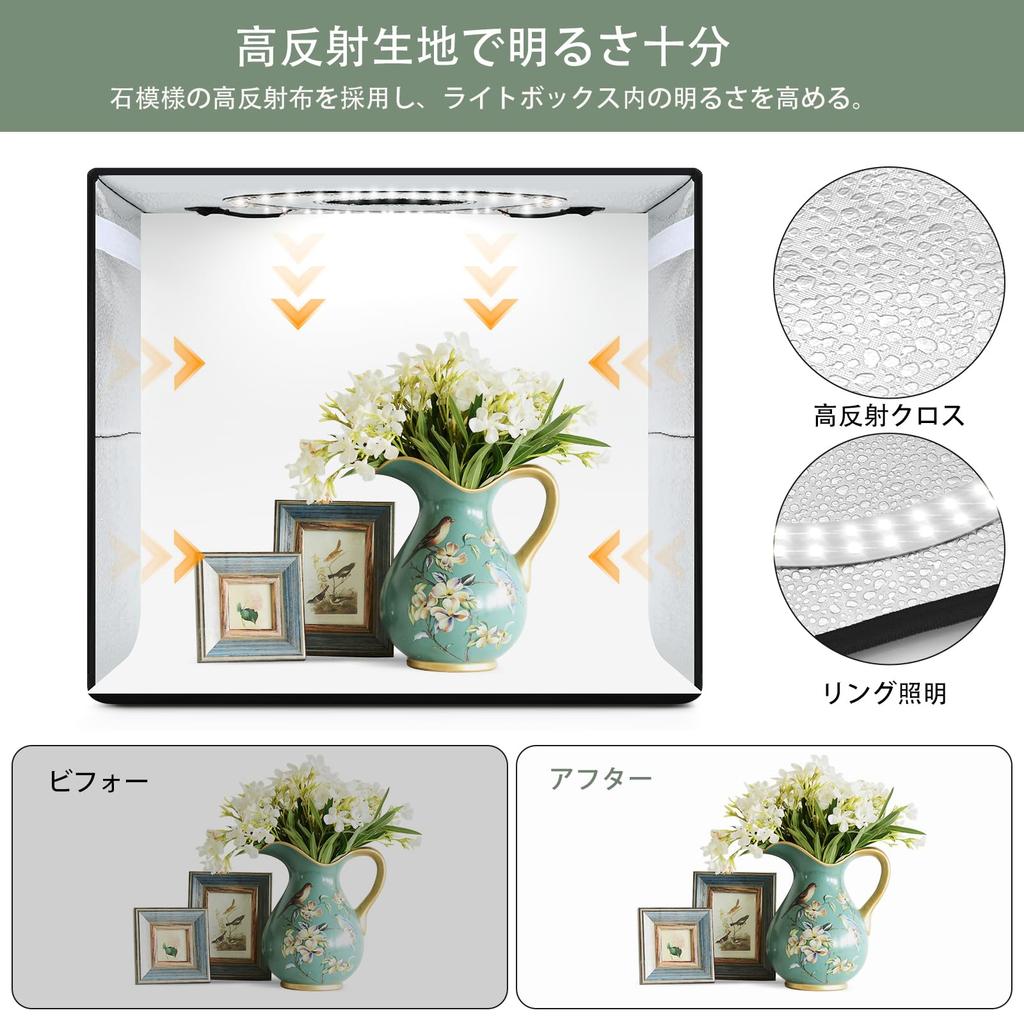 Lightdow Photography 40 x Складной Фотография Фото Фотография Фотография 6 Цветов Фоновая Бумага 120 Светодиодов Регулируемый Удобное Хранение для