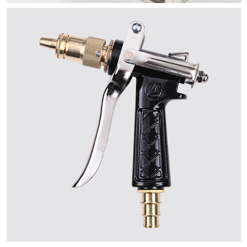 Водяной пистолет для мытья автомобилей, водяной пистолет из чистой меди, садовый водяной пистолет, утолщенный, высокого давления для мойки автомобилей