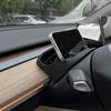 Передний ящик для хранения в рулевом колесе для Tesla Model 3 Y Многофункциональный силиконовый держатель для телефона, ящик для хранения очков, автомобильные аксессуары